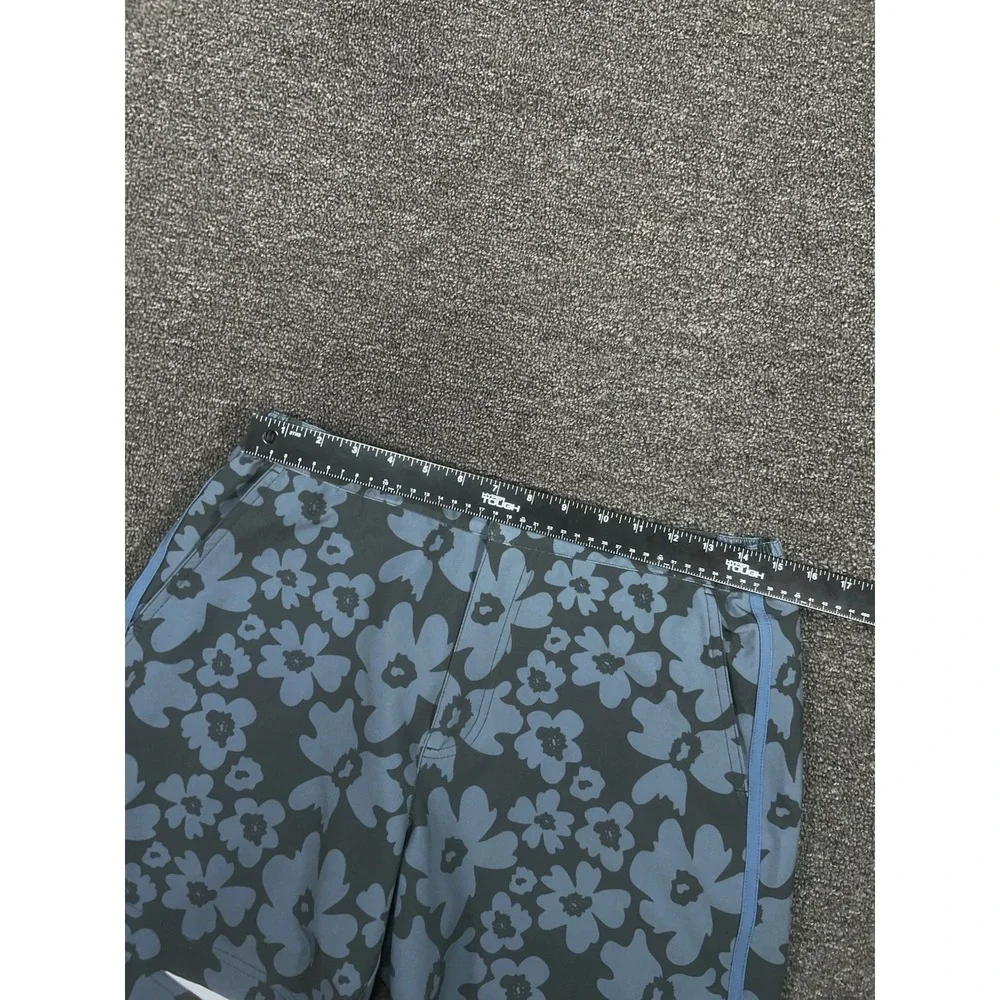 Fair Harbor Shorts Mens 30‎ Blue Sextant Trunks Surfing Beach Floral 6